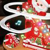 Toddler Roller Coaster Roller Climbing Toys with Santa Design Electric Snowman Coaster with Light Music Track Activity for Boys