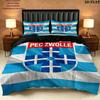Pec Zwolle Pattern Bedding uilt Set uilt Cover Pillowcase Home Decoration Birthday Gift (1 * duvet cover + 2 * pillowcase without core)
