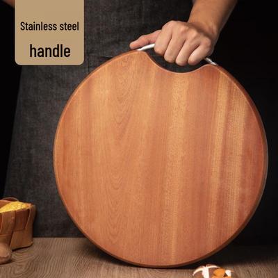 Xing Chang Wang Round Ebony Wood Cutting Board