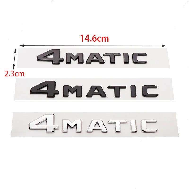4matic 3D ABS Auto Schriftzug Kofferraum 4 Matic Logo Aufkleber und Embleme sind geeignet für Marseille ML 320 CDI C300