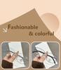 Square Frame Anti-blue Flat Light Mirror Without Makeup Fashionable Gold Silk Simple Glasses For Women  Myopia Glasses Frame