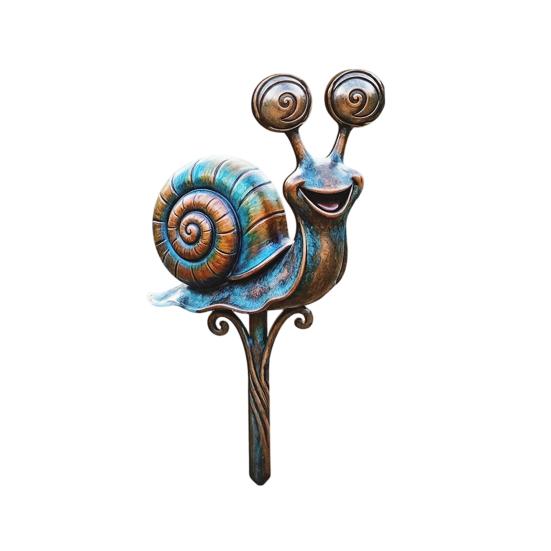2D Sunflowers Garden Stake Retro Flat Metal Plant Decoration Carnivorous Flower Yard Art