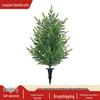 Outdoor Potted Christmas Pine Tree with Green Needles for Porch and Landscaping Decoration