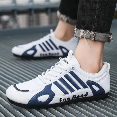 Men Stripe Shoes Summer Men Flat Casual Sports Shoes Breathable Skateboard Board Shoes Walking Travel Running Sneakers for Men