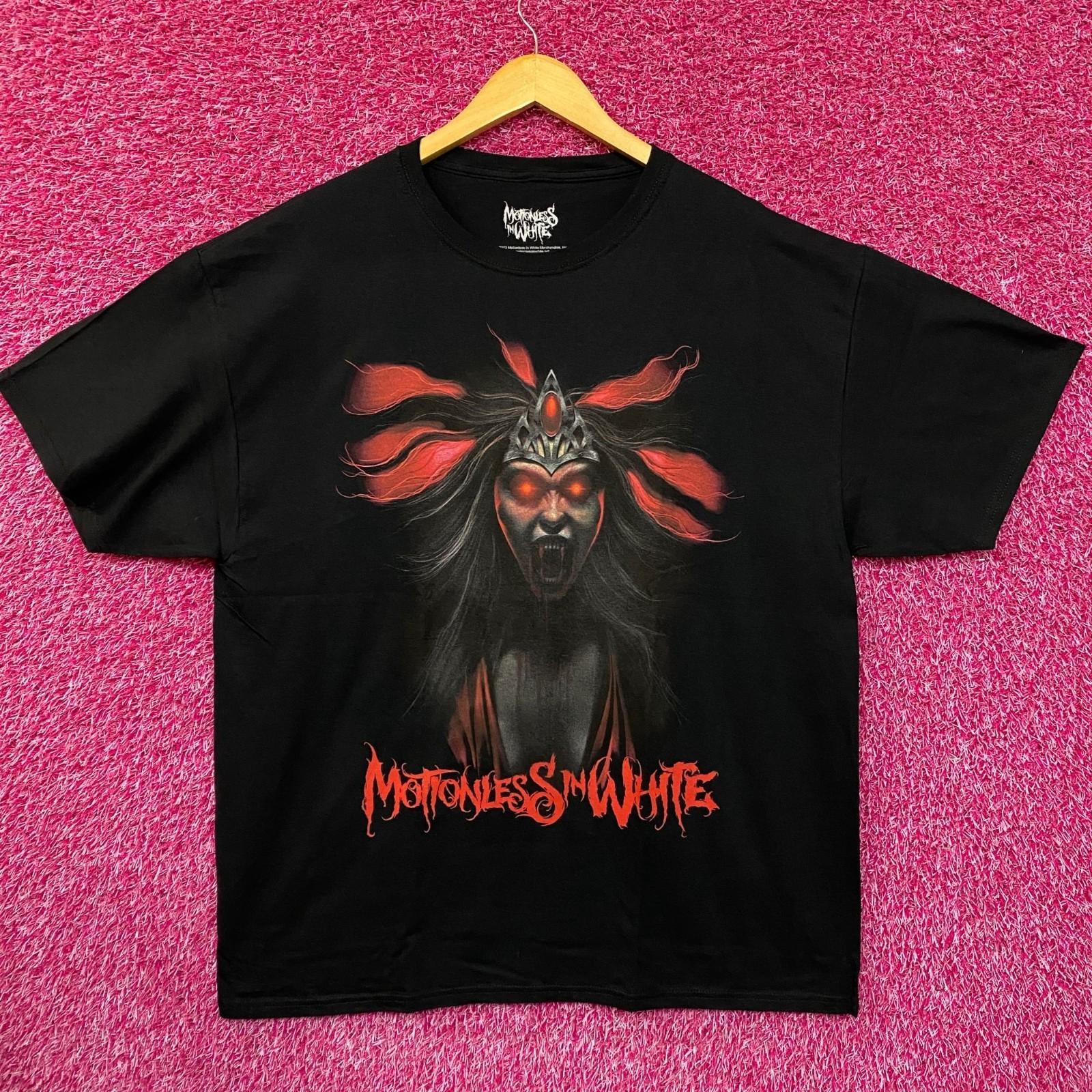 Motionless In White The Whorror Album Banshee Heavy Metal Band T-Shirt XL