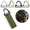 Alloy Triangle Carabiner 32mm Keychain Belt Buckles Spring Quickdraws Clip Outdoor Tool