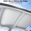 GEWT6 Sun Shades For Tesla Model 3 Highland 2026 Model Y Ice Cloth Buckle Sun Pare Glass Front Rear Sunroof Skylight Accessories