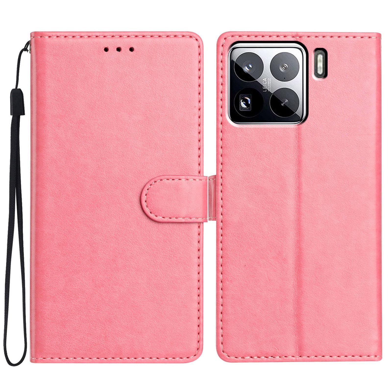 

For Xiaomi 15 Pro Leather Case Wallet Stand Phone Cover with Handy Strap G