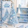 Beaded Christmas Tree DIY Kit, Colourful Plastic Bead Ornament Craft Set, Handmade Holiday Tree Making Kit for Kids Adults