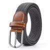 Casual Belt Multi-Color Elastic Pin Buckle Belt Leather Men'S Elastic Woven Belt
