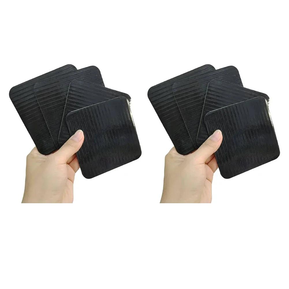 8PCS Carpet Anti-slip Sticker 10*10*0.2cm Carpet Sticky Pads For Home: Secure & No-Trace Floor Protection Homes Accessories