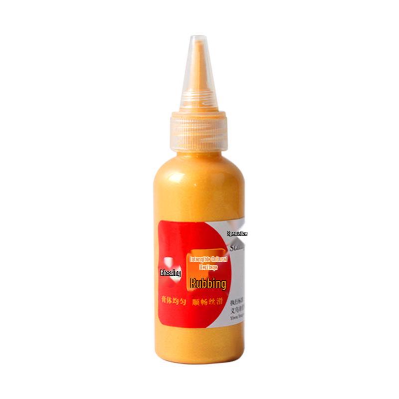 Children s DIY Graffiti Acrylic Paint 60ml New Year Couplets Stamping Art Paint. золотой