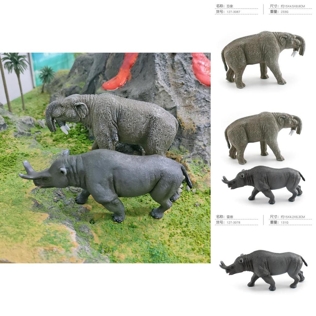 Deinotherium Dinosaur Model Pvc Fossil Replica For Classroom Education And Home Decor