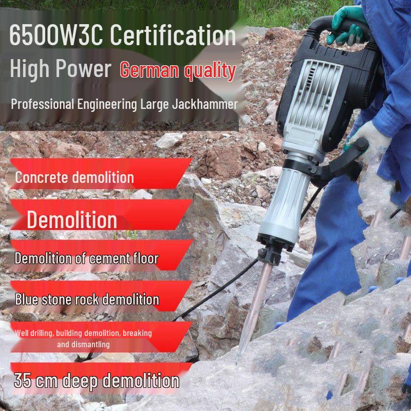 Hai'aode Heavy-Duty Electric Demolition Hammer CN Plug (adapter Included)