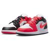 Air Jordan 1 Low SE GS Mismatched Infrared Kids Sneakers White Infrared-23 Black FB4420-616