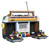 City Mini Retro Elettrodomestici Modello Building Blocks Televisione Frigorifero Radio MOC Mattoni giocattolo Regalo di compleanno per bambini