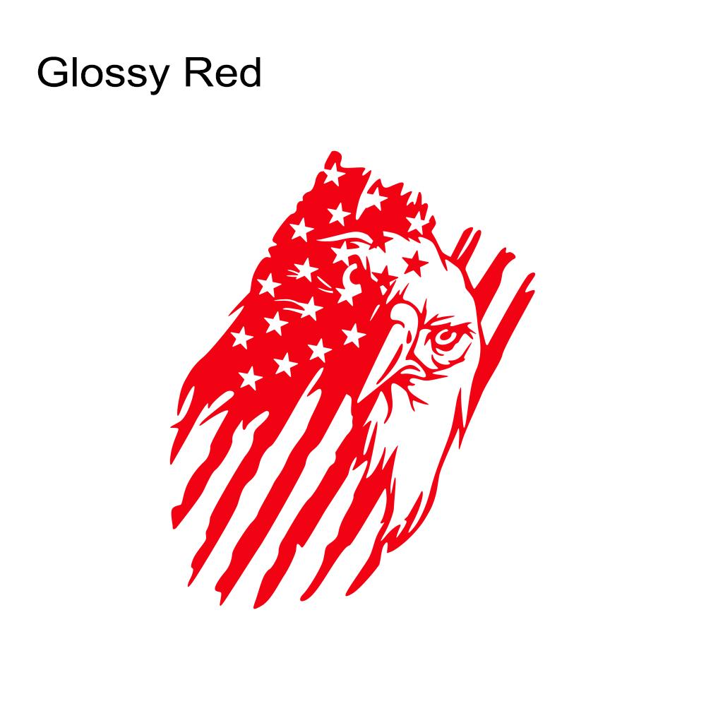Car American Bald Eagle Flag Styling Stickers Truck Vinyl Cover Pickup Trunk Tailgate Tail Decor Decal Auto Tuning Accessories