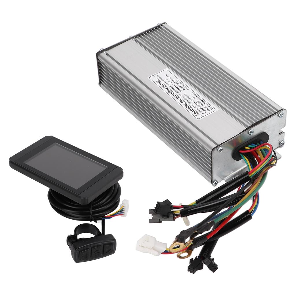 Electric Bicycle 36V 48V 30A Controller with LCD8H Display Panel Kit for 1000W DC Motor