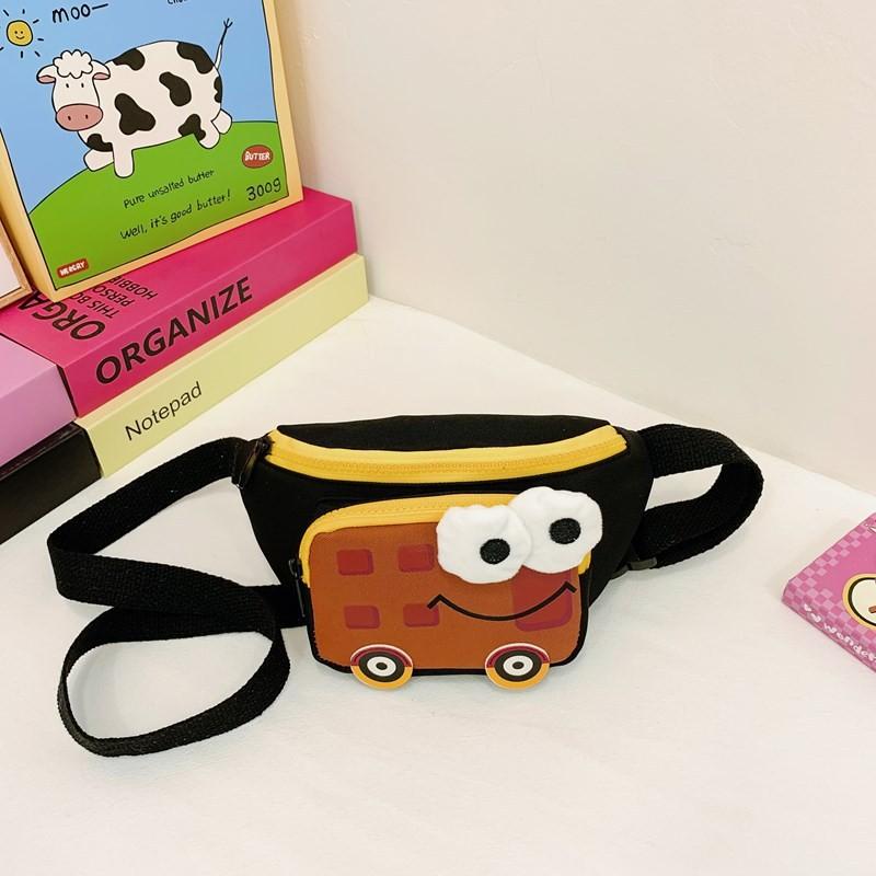 

Легкая, красочная и мультяшная мини-нагрудная сумка для мальчиков и девочек. Идеальна для школы. чёрный