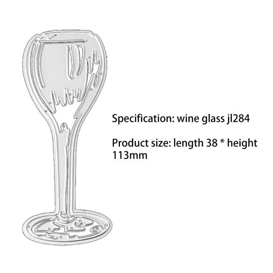 Practical Cutting Stencil Wine Glass Pattern Sturdy