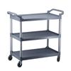 Commercial 3-Tier Service Cart with Double Handles
