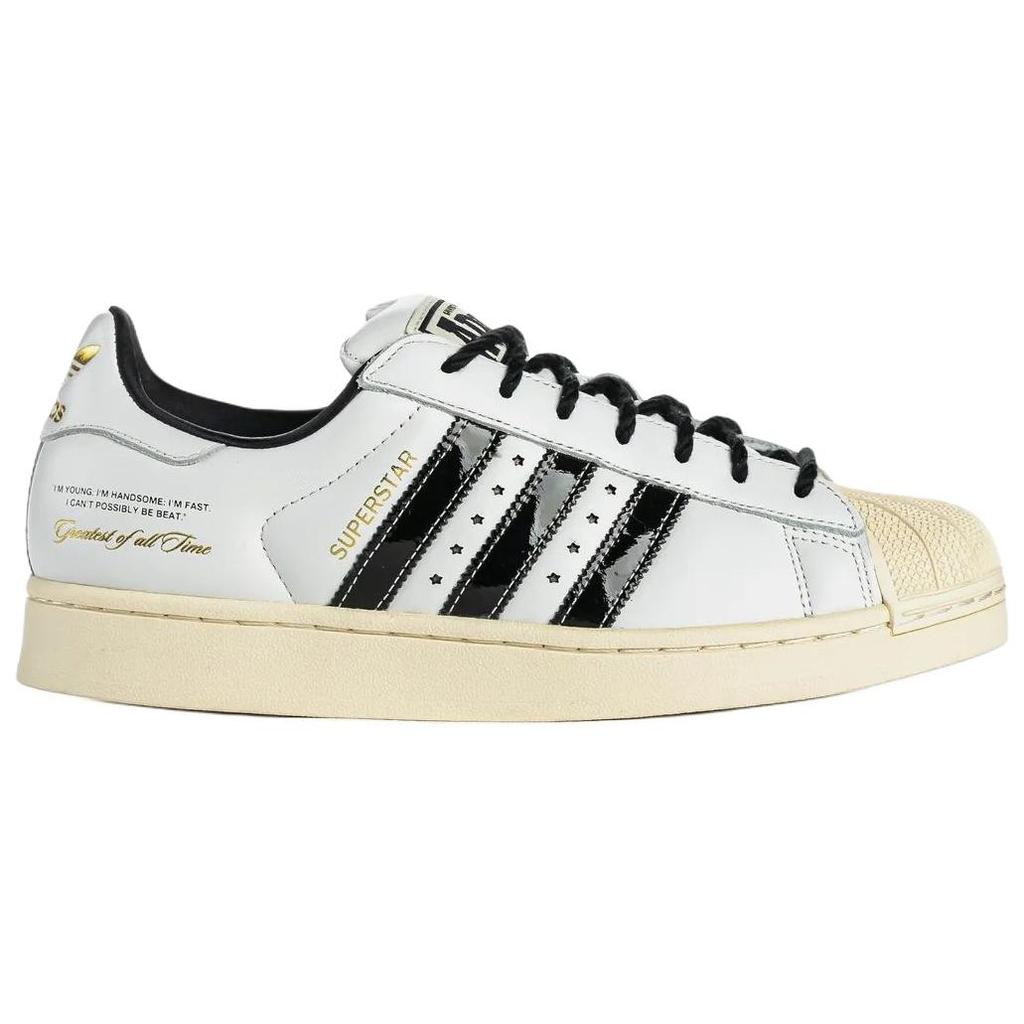 adidas Superstar Muhammad Ali - Wolkenweiß Unisex Sneaker Kern-Schwarz KJ4278
