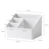 Cosmetic Storage Boxes Living Room Makeup Pencil Holder Brush Stand for Home Sticky Note Tray Case