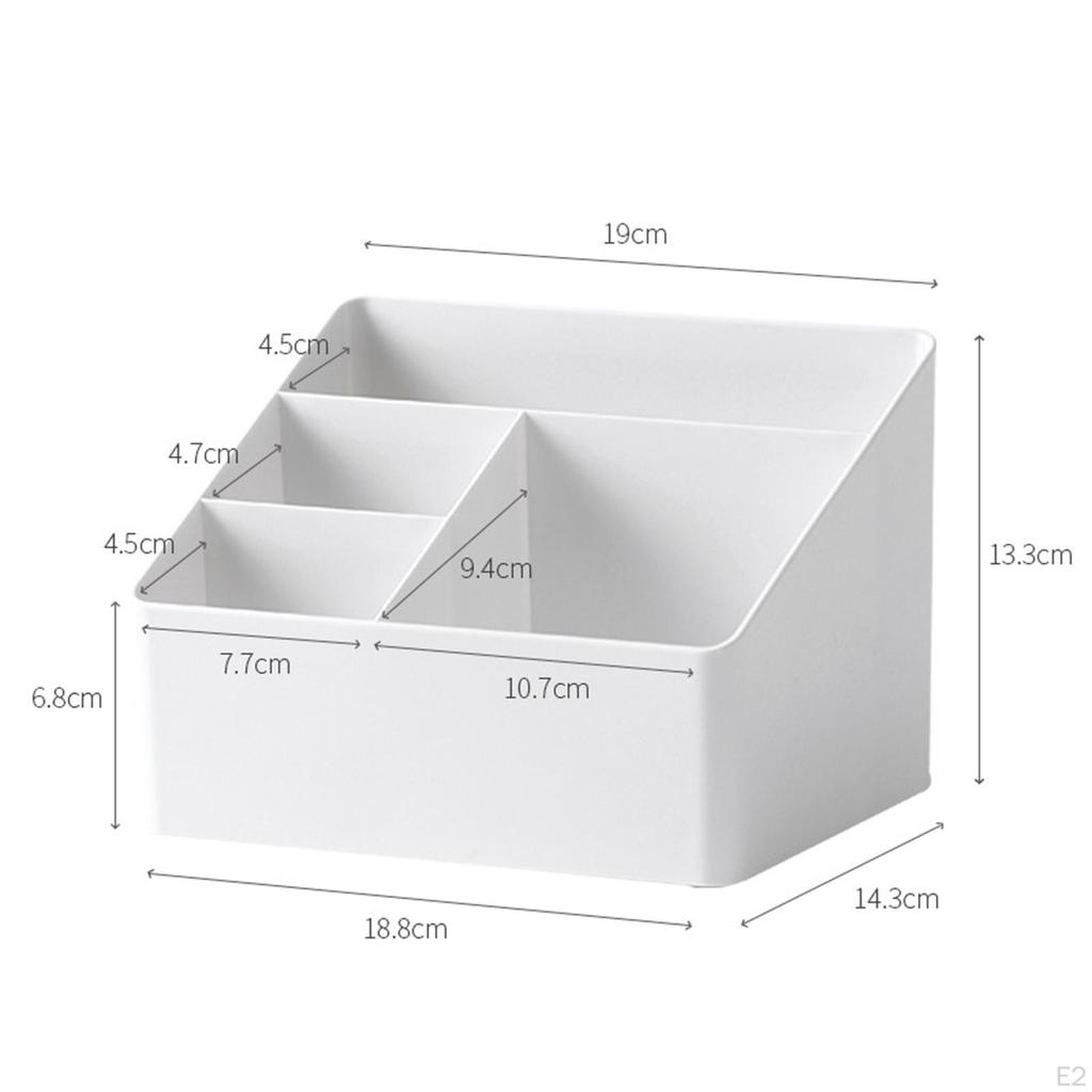 Cosmetic Storage Boxes Living Room Makeup Pencil Holder Brush Stand for Home Sticky Note Tray Case