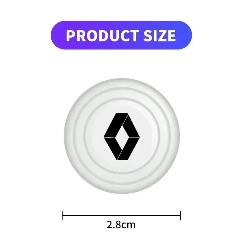1/2/4pcs Car Door Silent Gasket Shock-absorbing Stickers For Renault Megane 2 3 4 Twingo Clio Talisman Captur Trafic Kwid S777
