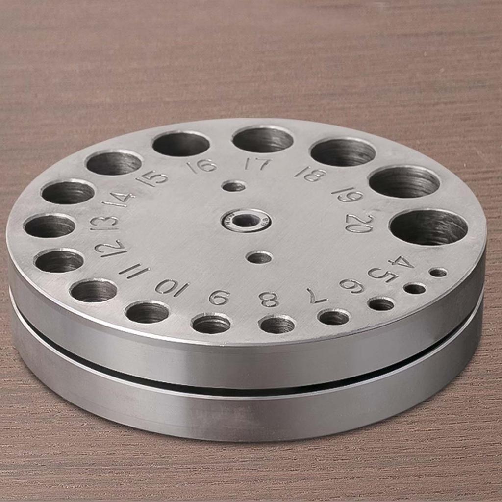 Gold Silver Hole Puncher, Manual Round Die Jewelry Making Processing Punching Forming Tool