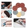 5 Inch 8 Hole Sanding Discs Set Hook and Loop Orbital Sander Paper Grits for Wood Polishing Wall Sanding Grinding Tools