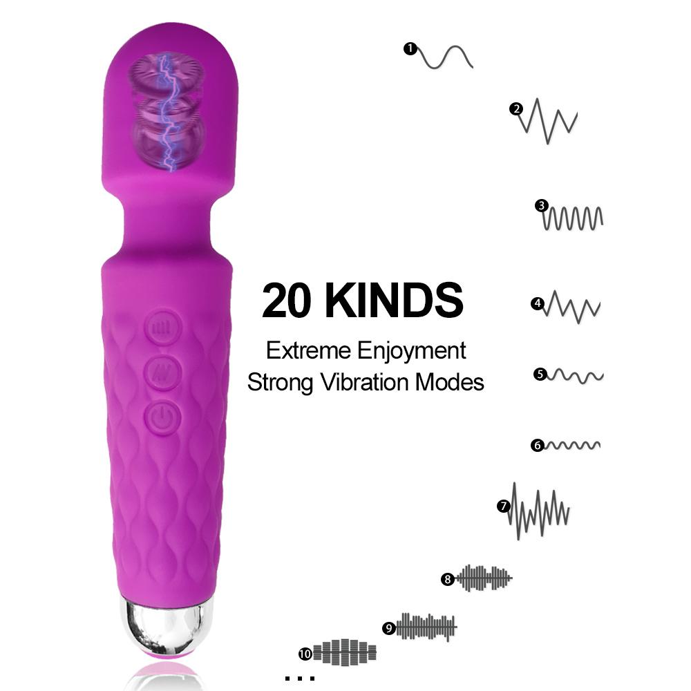Powerful Av Vibrator Magic Vagina Wand Clitoris Stimulator Vibrators Sex Toys For Women For Masturbator Usb Dildo