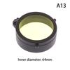 Rifle Scope Lens Cover Spring Up Quick Flip Openning Lens Dustproof Cover Telescope Cap For 36-64Mm Caliber Hunting Riflescopes