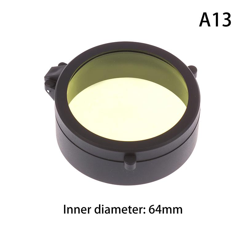 Rifle Scope Lens Cover Spring Up Quick Flip Openning Lens Dustproof Cover Telescope Cap For 36-64Mm Caliber Hunting Riflescopes