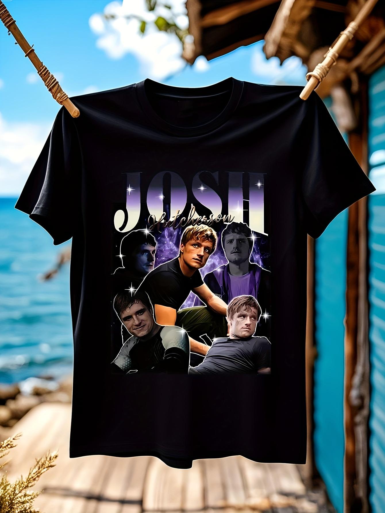 Josh Hutcherson Actor Fan Graphic Tee - White T-shirt S