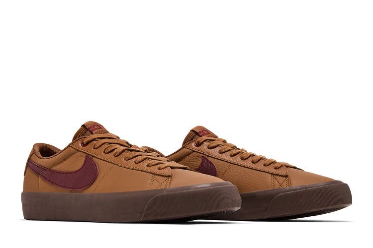 Nike Zoom Blazer Low Pro GT SB 'Light British Tan Dark Team Red'