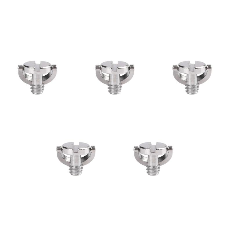 D Shaped 1/4 3/8 Inch Camera Mounting Screw Metal Quick Release Plate Adapter For Tripods Photography Equipment Fixation