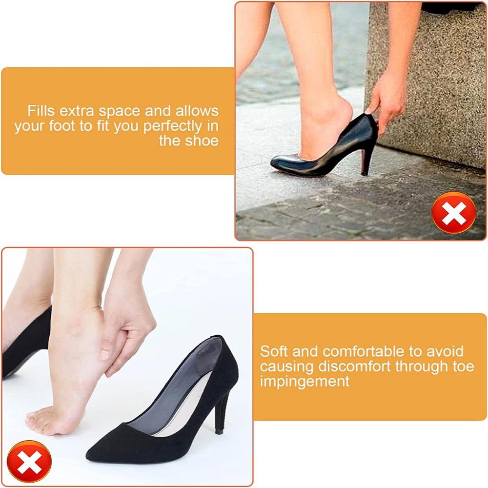 Half Sponge Shoes Cushion Forefoot Insert Pad Sponge Adjustable Shoe Filler High heels Toe Plug