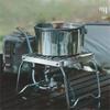 Outdoor Stainless Steel Stove Holder Camping Portable Folding Mini Barbecue Rack Pot Holder Baking Tray Holder