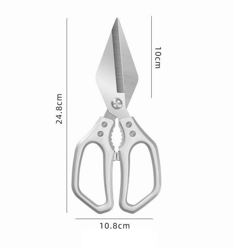 Multi-Functional Stainless Steel Bone Cutting Scissors for Kitchen