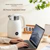 SAST Digital Thermostatic Electric Kettle with Automatic Keep Warm Feature, 304 Stainless Steel, Faux Leather Finish, Ideal Gift.