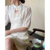 Demana Journey to Jiangnan Chinese Style Stand Collar Dress