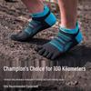 Aonijie Unisex Mid-Calf Five-Toe Marathon Running Socks E4802