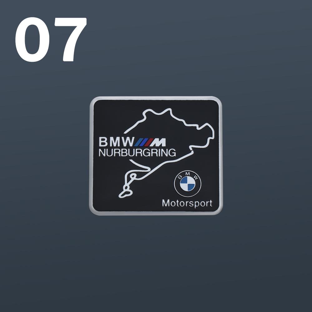 Auto Decoration Stickers 3D Aluminum Car Body Tail Trunk Badge Decals For BMW M Performance M3 M5 Motor Sport Emblem Accessories
