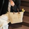 Large Straw Bag For Women Summer Straw Basket Handbag Fashion Female Luxury Designer Beach Handmade Tote Bag