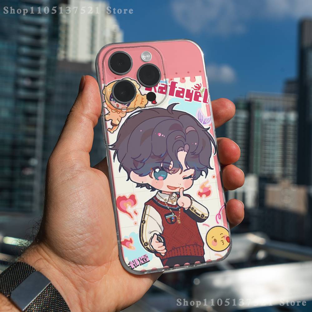 

Cute L-Love and D-Deepspace Phone Case iPhone17 16 15 14 13 12 11 Pro Max Plus Mini Clear Full Back Cover Silicone Soft Shell iPhone6Plus