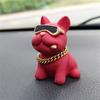 Ozdoby do auta Bulldog odolné proti opotřebení Cítit se pohodlně Materiál Pryskyřice Dekorace palubní desky auta Příslušenství do auta Výzdoba interiéru