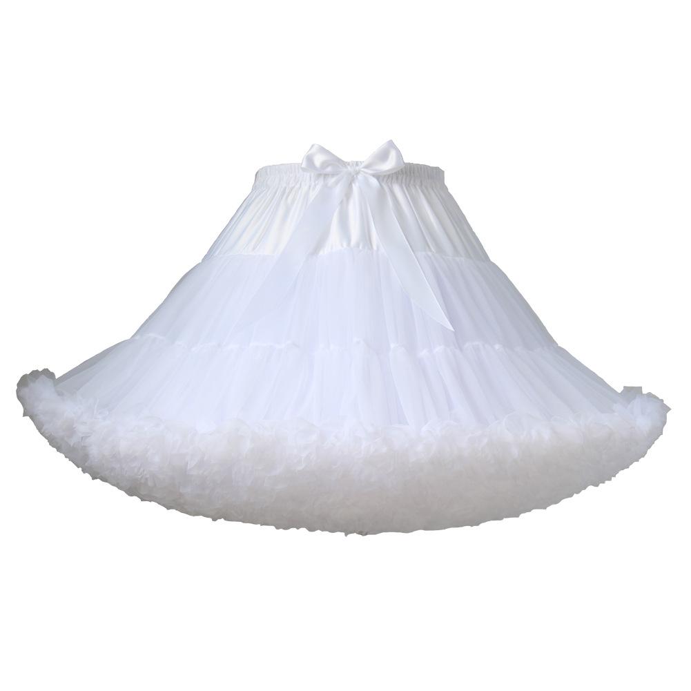Adult Fluffy Anime Lolita Skirt - Cloud Soft Mesh, Boneless Design, 230g
