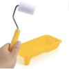 8Pcs White, Yellow Foam Paint Roller 2 Inch Sponge Small Roller Mini Paint Roller Kit  Cabinets