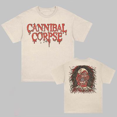 Cannibal Corpse Logo Face Rot 2025 Zweiseitiges T-Shirt